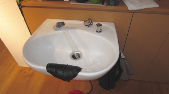 hair salon jouir様 シャンプー台